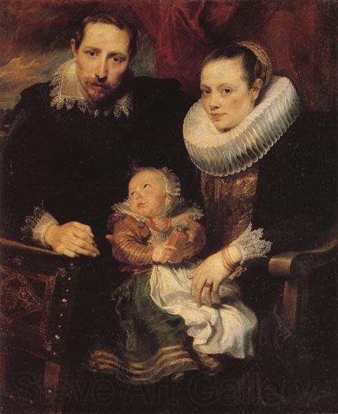 Anthony Van Dyck Family Portrait Norge oil painting art